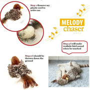 Interactive bird chirping cat toy