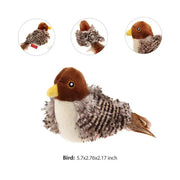 Interactive bird chirping cat toy